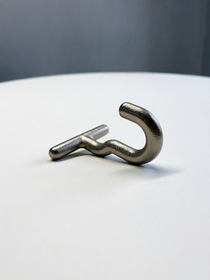 Galvanized hook for fishing boat