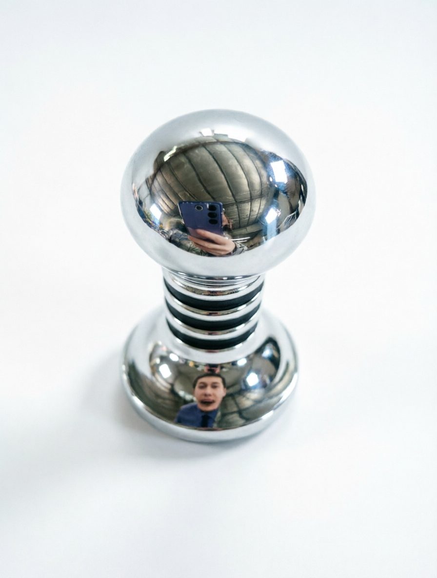 Mirror-polished metal part