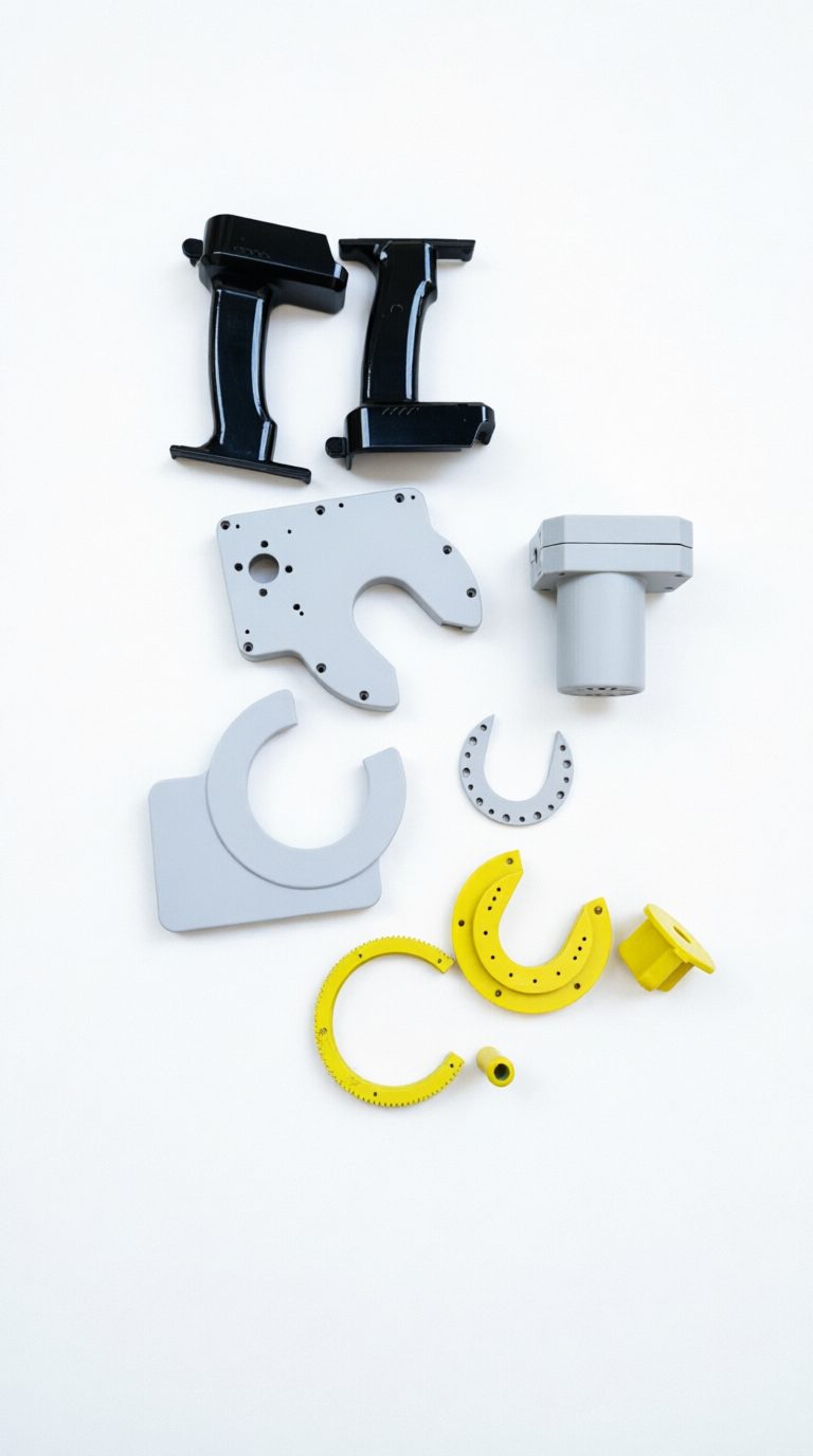 Painted plastic parts